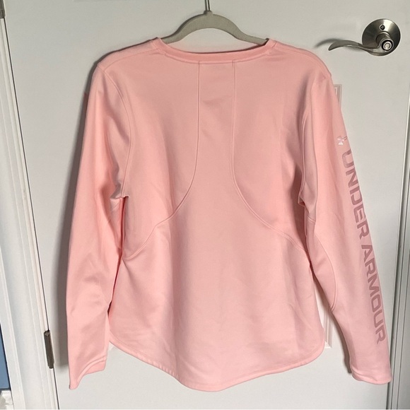 Under Armour Pink FittedColdGear Form Long Sleeve Tee  - 35763 - Picture 6 of 12